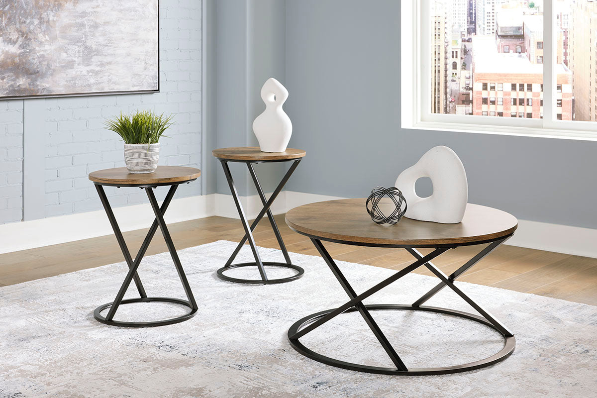 Alese 3pc coffee table set